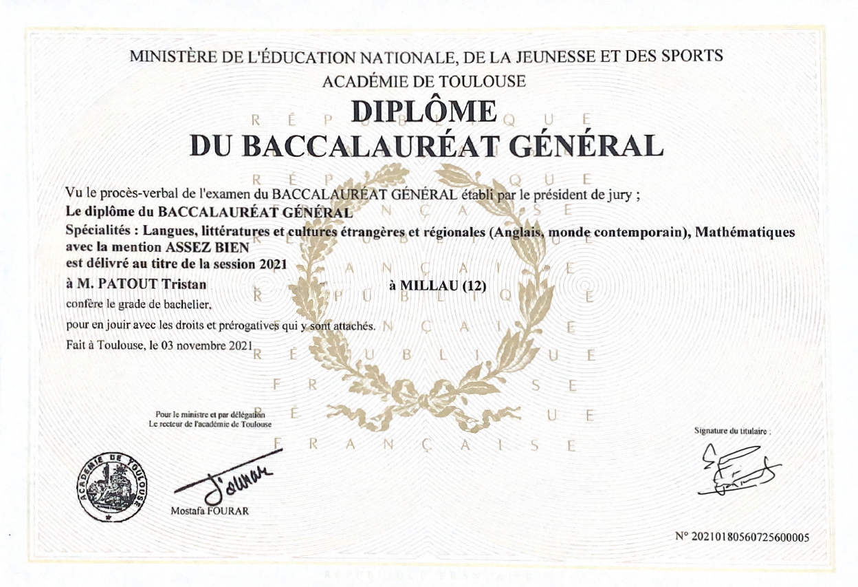 Bac Français AB